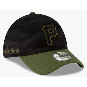 New Era Pittsburgh Pirates Memorial Day Military Camo 39Thirty Flex Hat Mens NEW